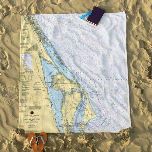 Nautical Chart Blanket –  Northern Cape Canaveral, FL