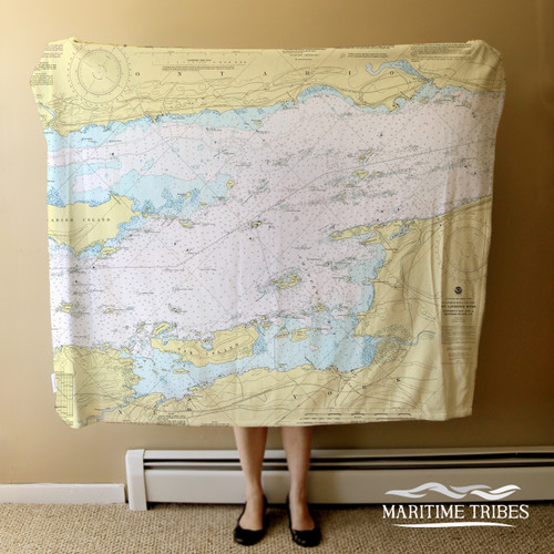  Nautical Chart Blanket – Chippewa Bay / St. Lawrence River, NY