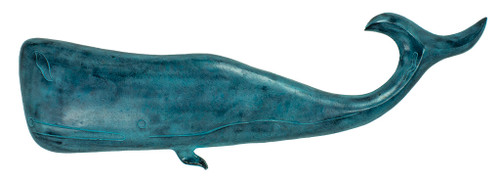 Humpback Whale Plaque – Blue - 37"