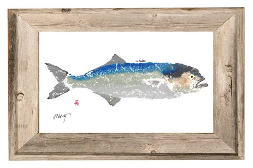 Bluefish Print with Frame