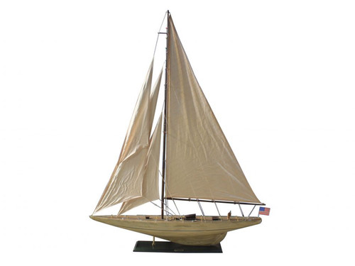 Rustic Intrepid Limited Model Sailboat - 60"