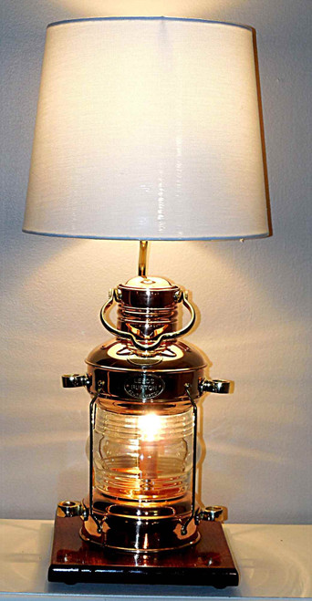 Solid Copper Anchor Lantern – Table Lamp