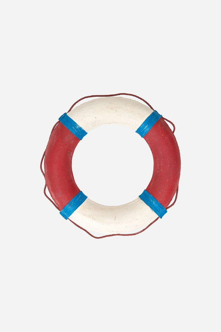 Canvas Red and White Lifering  - 29.5"