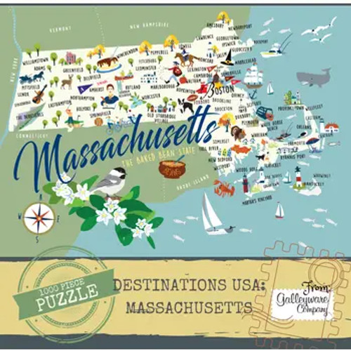 Massachusetts 1000 Piece Jigsaw Puzzle