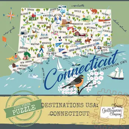 Connecticut 1000 Piece Jigsaw Puzzle - 19.6"