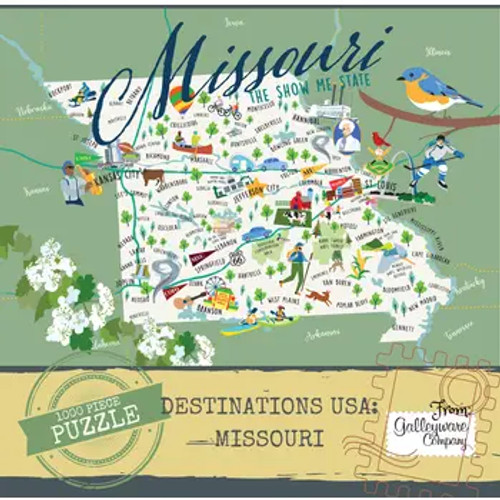 Missouri 1000 Piece Jigsaw Puzzle - 19.6"