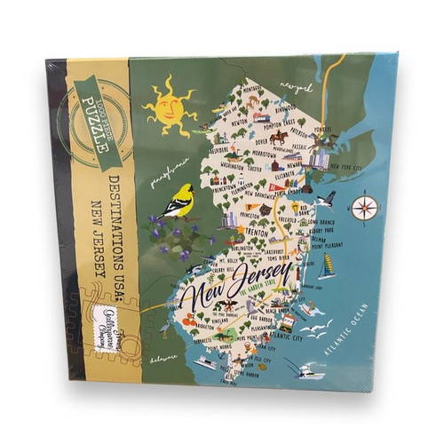 New Jersey 1000 Piece Jigsaw Puzzle - 19.6"