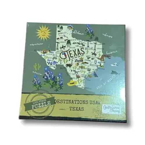 Texas 1000 Piece Jigsaw Puzzle - 19.6"