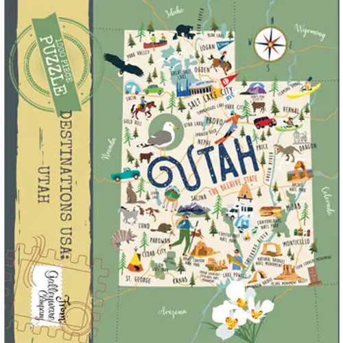 Utah 1000 Piece Jigsaw Puzzle - 19.6"