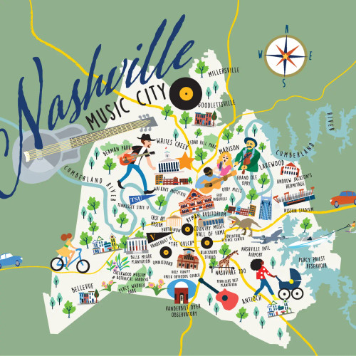 Nashville Print - 12" x 18"