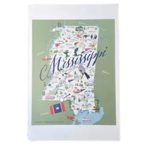 Mississippi Print - 12" x 18"