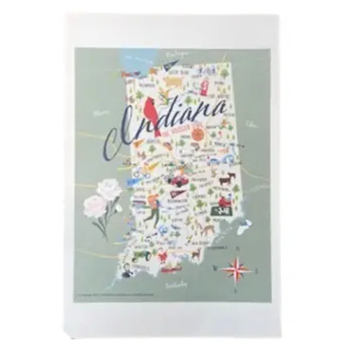 Indiana Print - 12" x 18"