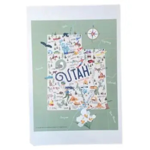Utah Print - 12" x 18"