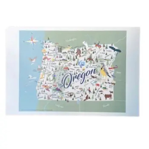 Oregon Print - 12" x 18"
