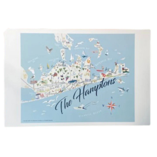 The Hamptons Print - 12" x 18"