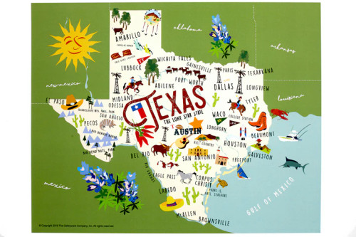 Texas Print - 12" x 18"