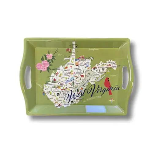 2-Handle Tray - West Virginia