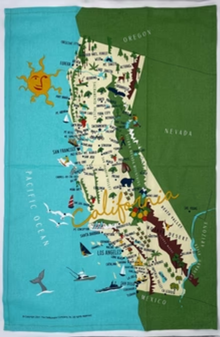 Kitchen Towel - California - Set of 4