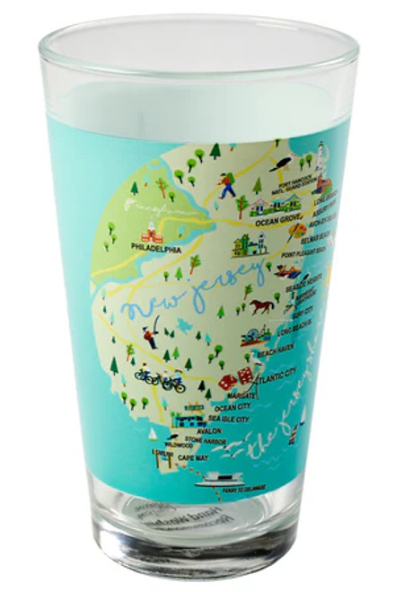 Pint Glass - Jersey Shore - Set of 2