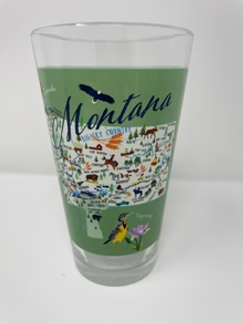 Pint Glass - Montana - Set of 2
