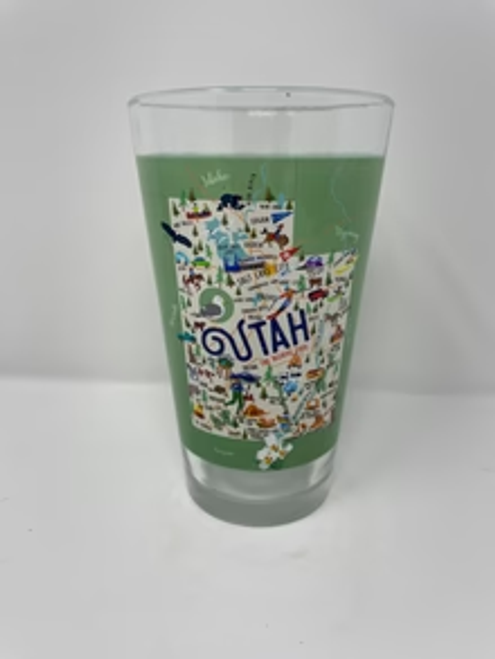 Pint Glass - Utah - Set of 2
