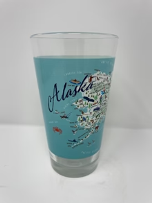 Pint Glass - Alaska - Set of 2