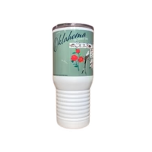 Stainless Steel Tumbler - Oklahoma - 20 oz - Set of 2