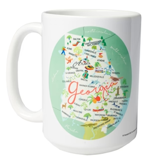 Ceramic Mug - Georgia - Set of 4