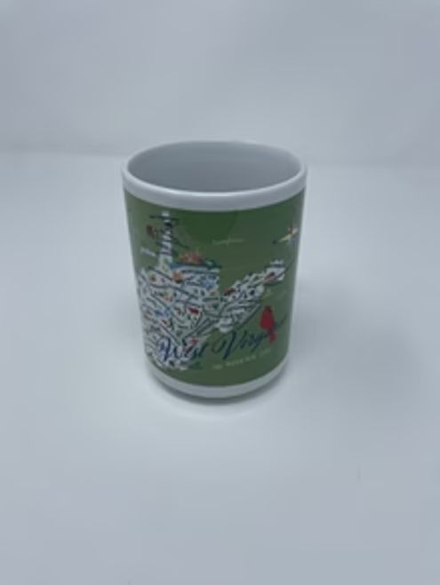 Ceramic Mug - West Virginia - Set of 4