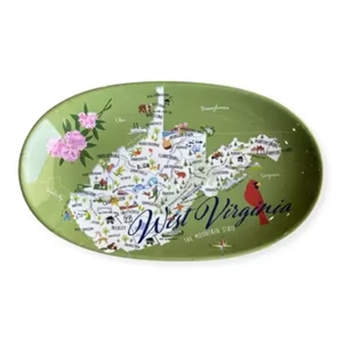 Tidbit Tray - West Virginia - Set of 4