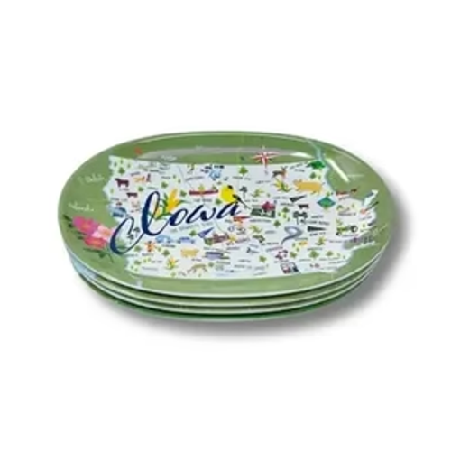 Tidbit Tray - Iowa - Set of 4