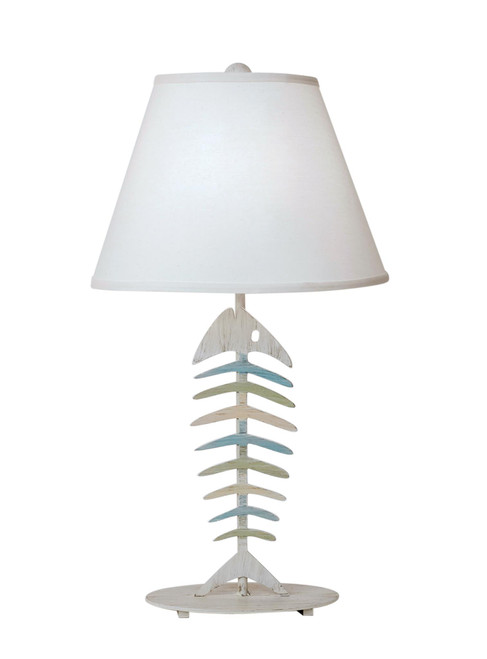 Cottage / Multi Color Bonefish Table Lamp - 28.5"