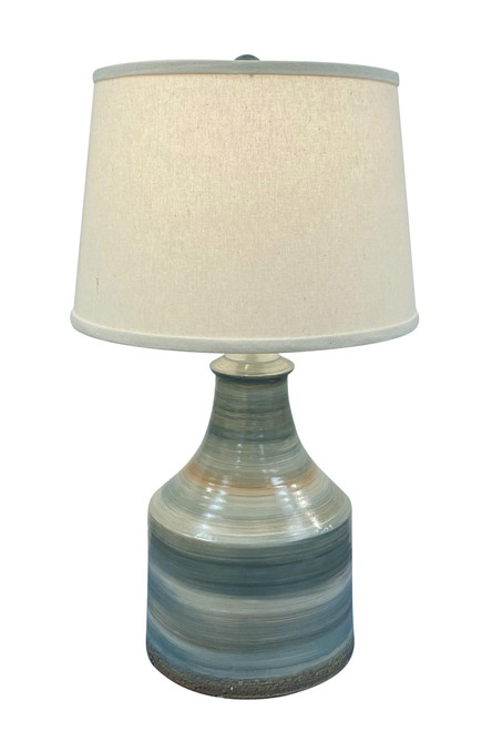 Overboard Wide Clay Jug Table Lamp - 25"