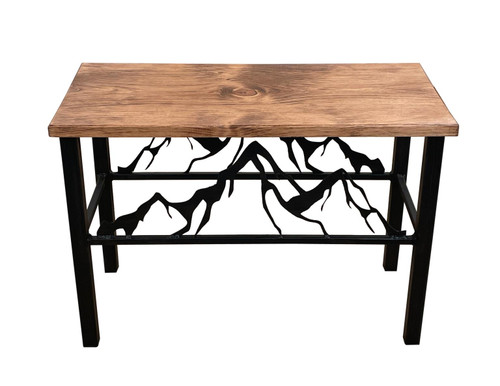 Iron Mountain Scene Bench - 17"