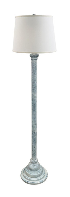 Farmhouse / Slate Textured Pole Floor Lamp - 62"
