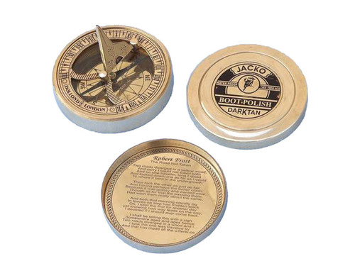 Dolland London Compass - Robert Frost with Rosewood Box