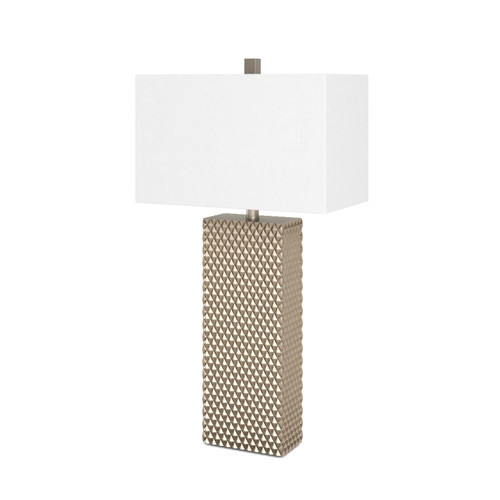 Elanor Table Lamp -  Diamond Gold Polyresin 29"
