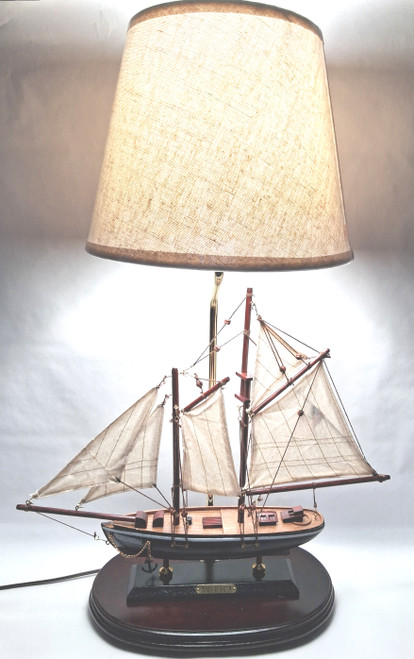 Sailboat Lamp - America - America's Cup - 1851