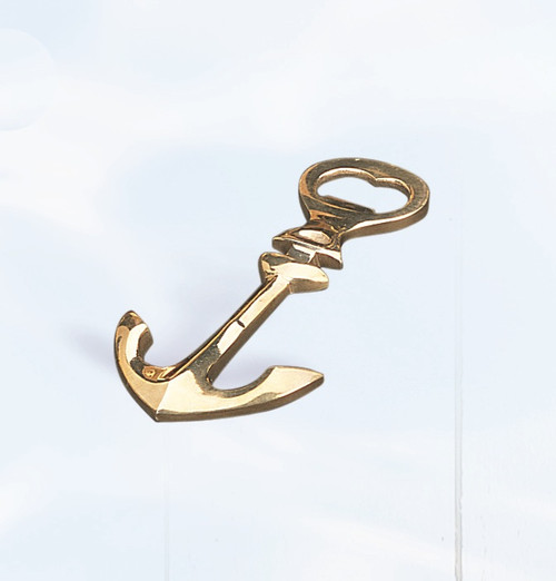 Brass Bottle Opener - Anchor