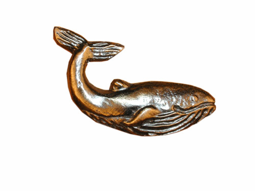 Brass Fish Drawer Pulls Knobs, Cupboard Door Handles, Solid Brass