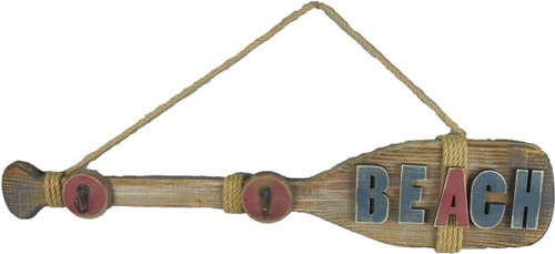 Wooden Beach Paddle Hanger 25"
