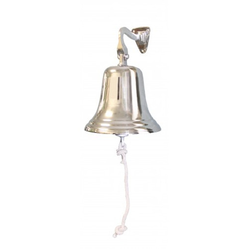 Aluminum Hanging Bell with Chrome Finish 10"