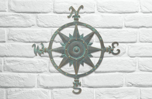 Compass Rose Wall Decor - 23"