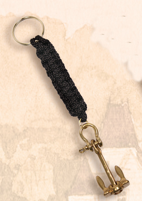 小物 US Exclusive Anchor Key Chain Ganga Nautical Golden Antique Decorative Designer (Anchor