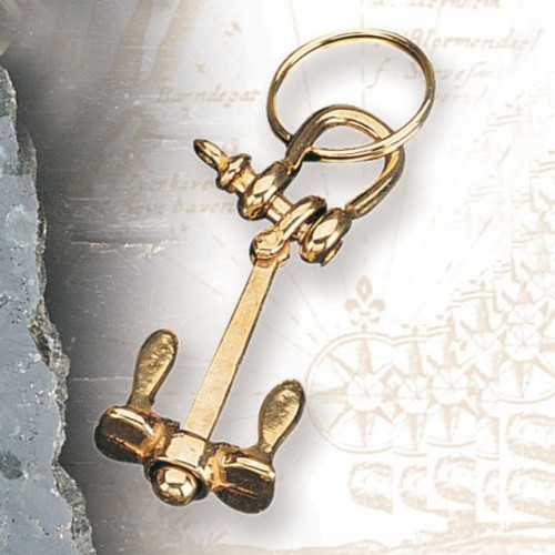 Brass Key Chain - Anchor Chain #2