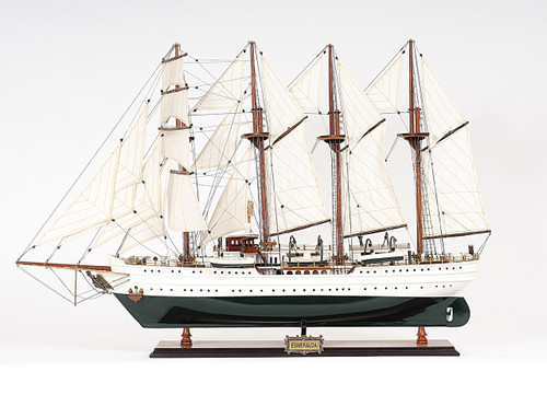 Painted Esmeralda Model Ship - 24.8"