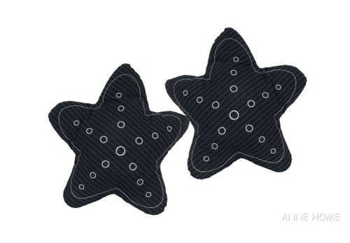 Blue Star Pillows - Set of 2