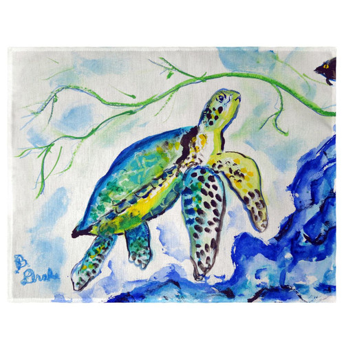 Yellow Sea Turtle Place Mats - Set of 2