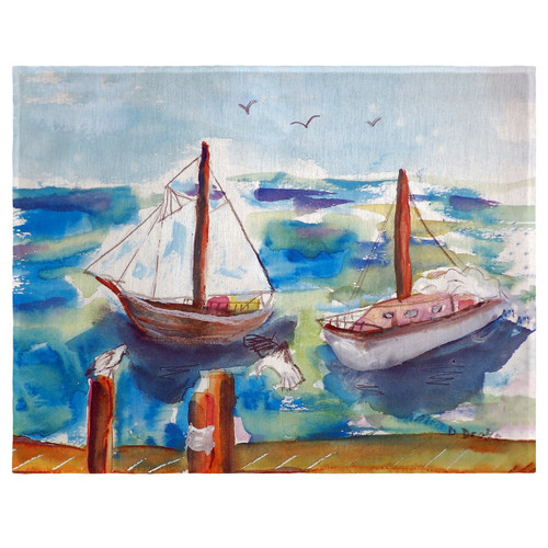 Two Sailboats Place Mats - Set of 2