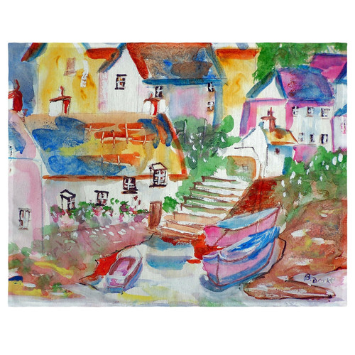 Boats At Steps Place Mats - Set of 2